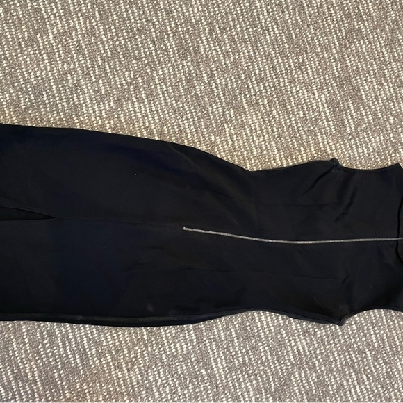 Black d&g pencil midi dress exposed zipper in back - Picture 4 of 5